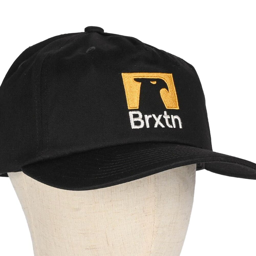 Brixton Holman Snapback Cap - Black