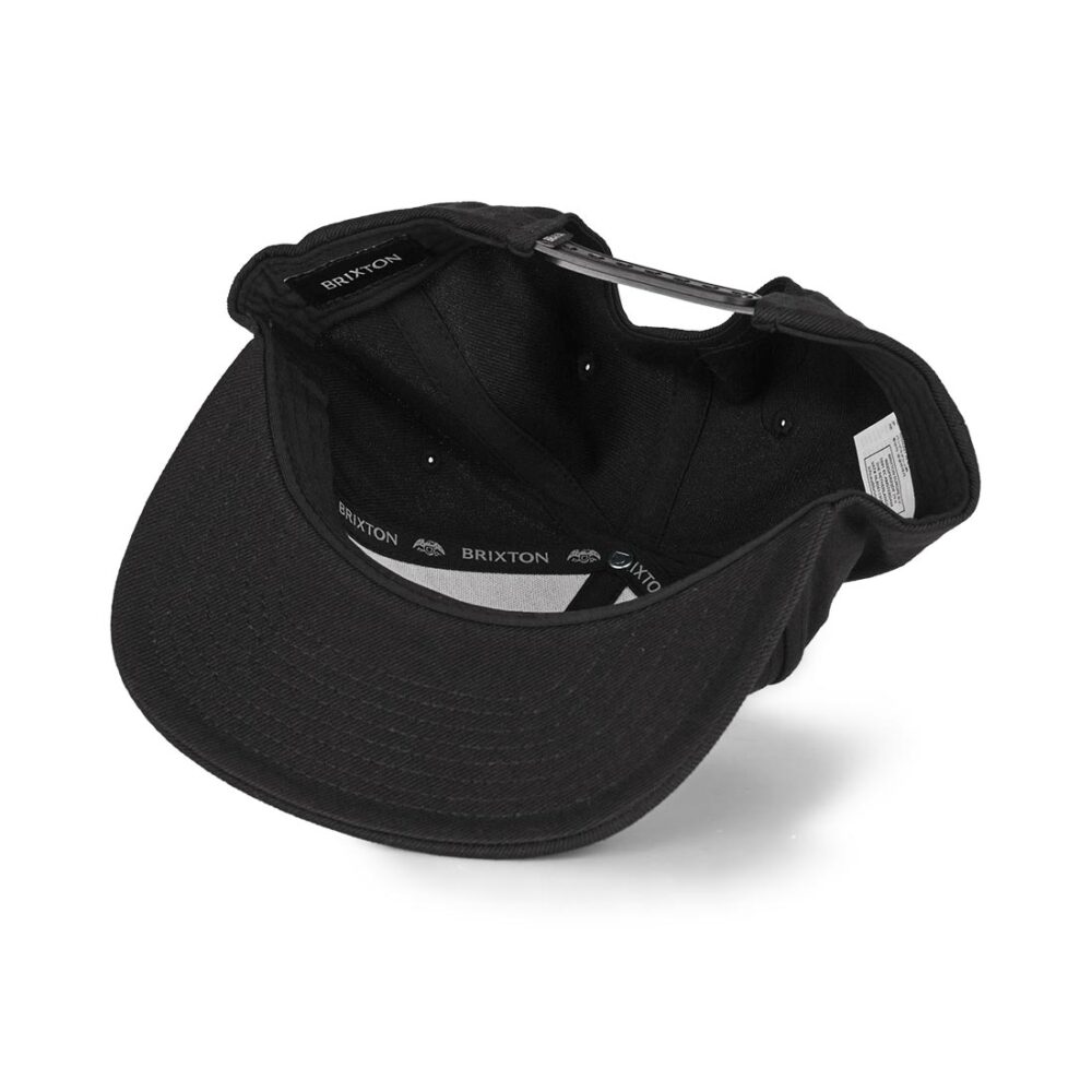 Brixton Oath III Snapback Cap - Black