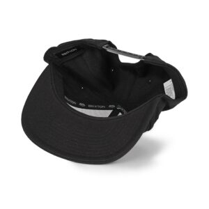 Brixton Oath III Snapback Cap - Black