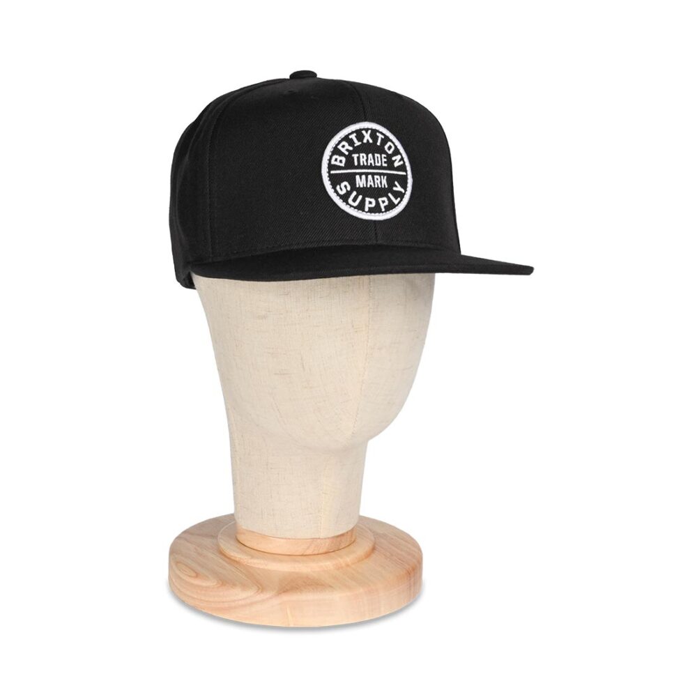 Brixton Oath III Snapback Cap - Black