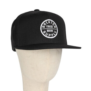 Brixton Oath III Snapback Cap - Black