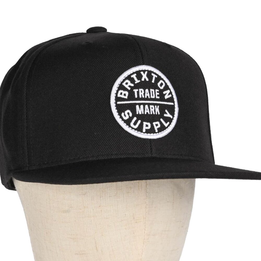 Brixton Oath III Snapback Cap - Black