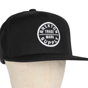 Brixton Oath III Snapback Cap - Black