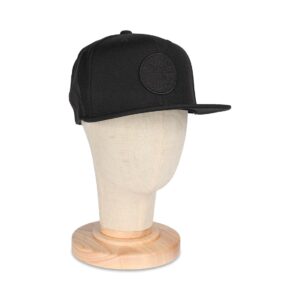 Brixton Oath III Snapback Cap - Black/Black