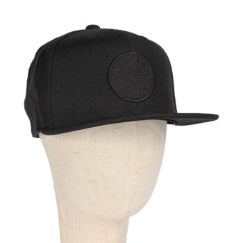 Brixton Oath III Snapback Cap - Black/Black