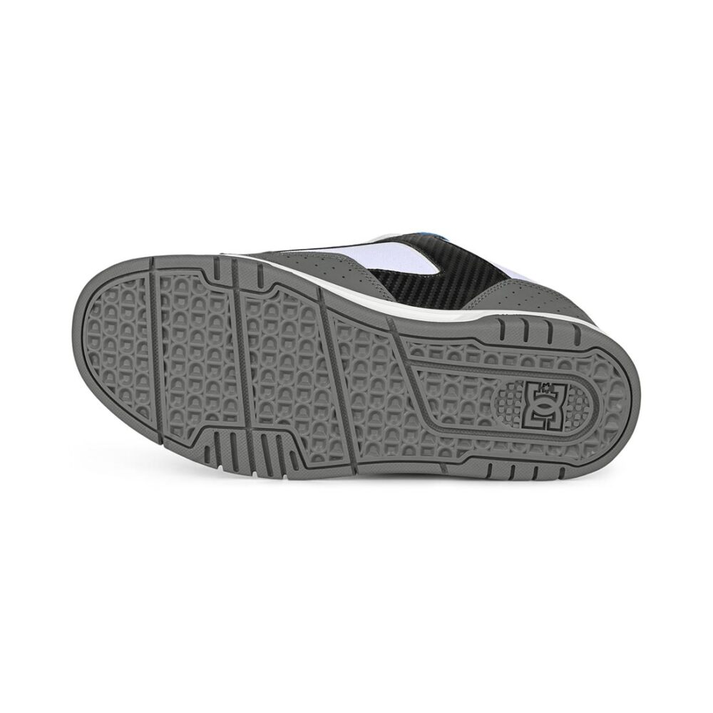 DC Coiler Skate Shoes - Grey/White/Black
