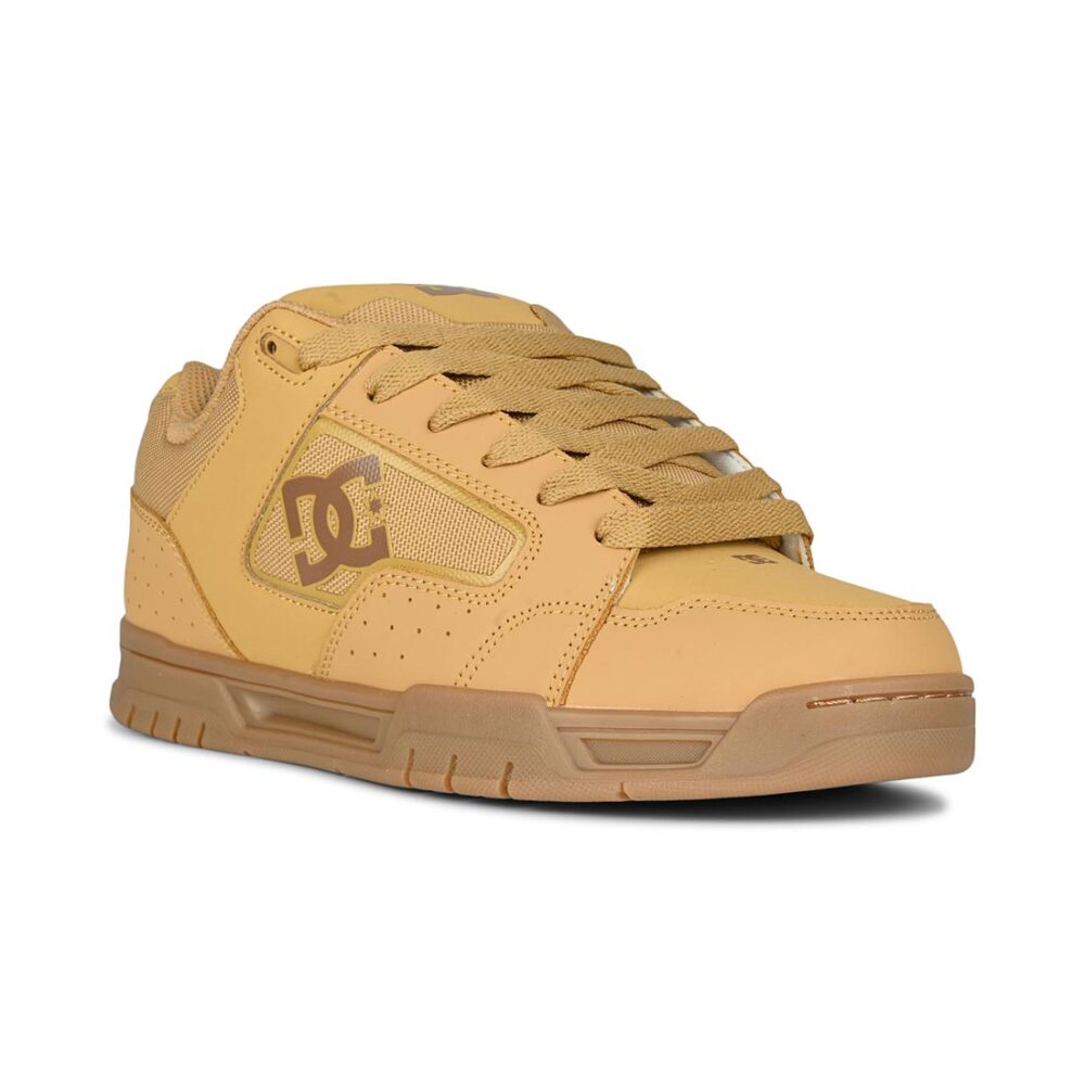 DC Coiler Skate Shoes - Tan/Gum