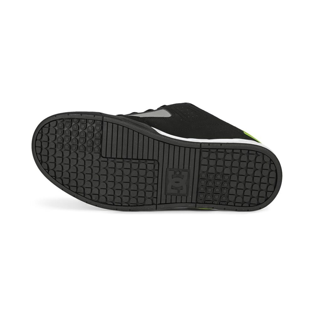 DC Command Skate Shoes - Black/Grey/Lime