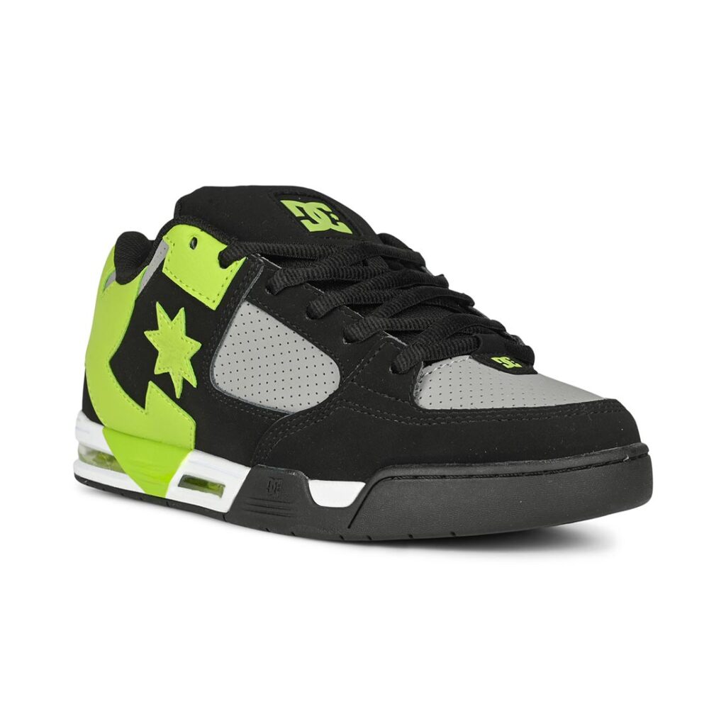 DC Command Skate Shoes - Black/Grey/Lime