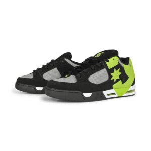 DC Command Skate Shoes - Black/Grey/Lime