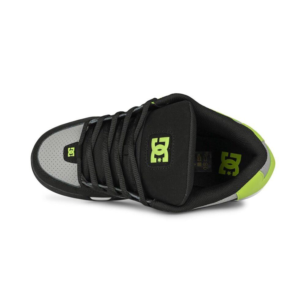 DC Command Skate Shoes - Black/Grey/Lime
