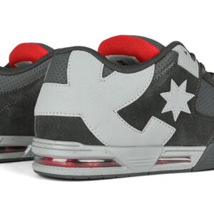 DC Command Skate Shoes - Dark Grey/Red