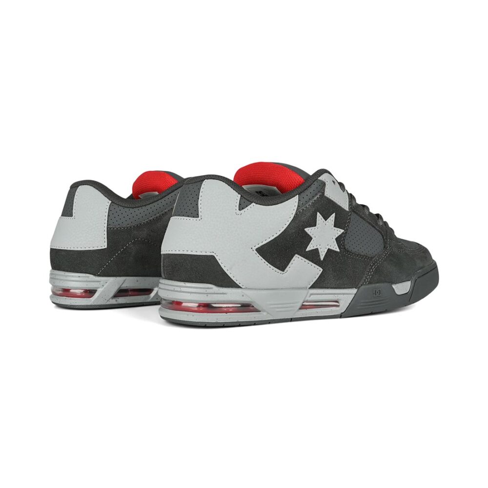 DC Command Skate Shoes - Dark Grey/Red