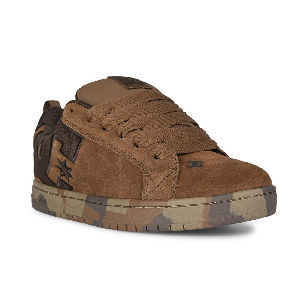 DC Court Graffik SE Skate Shoes - Brown/Brown