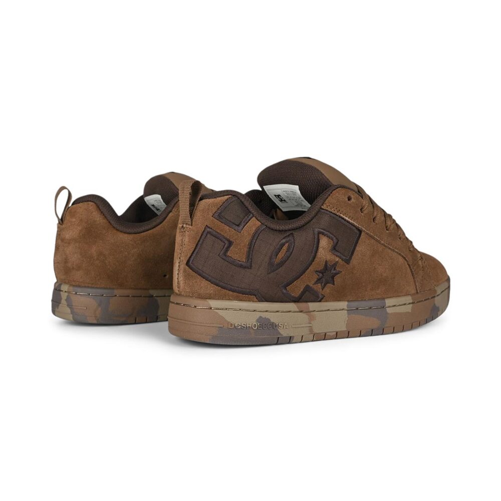 DC Court Graffik SE Skate Shoes - Brown/Brown