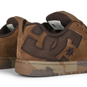 DC Court Graffik SE Skate Shoes - Brown/Brown