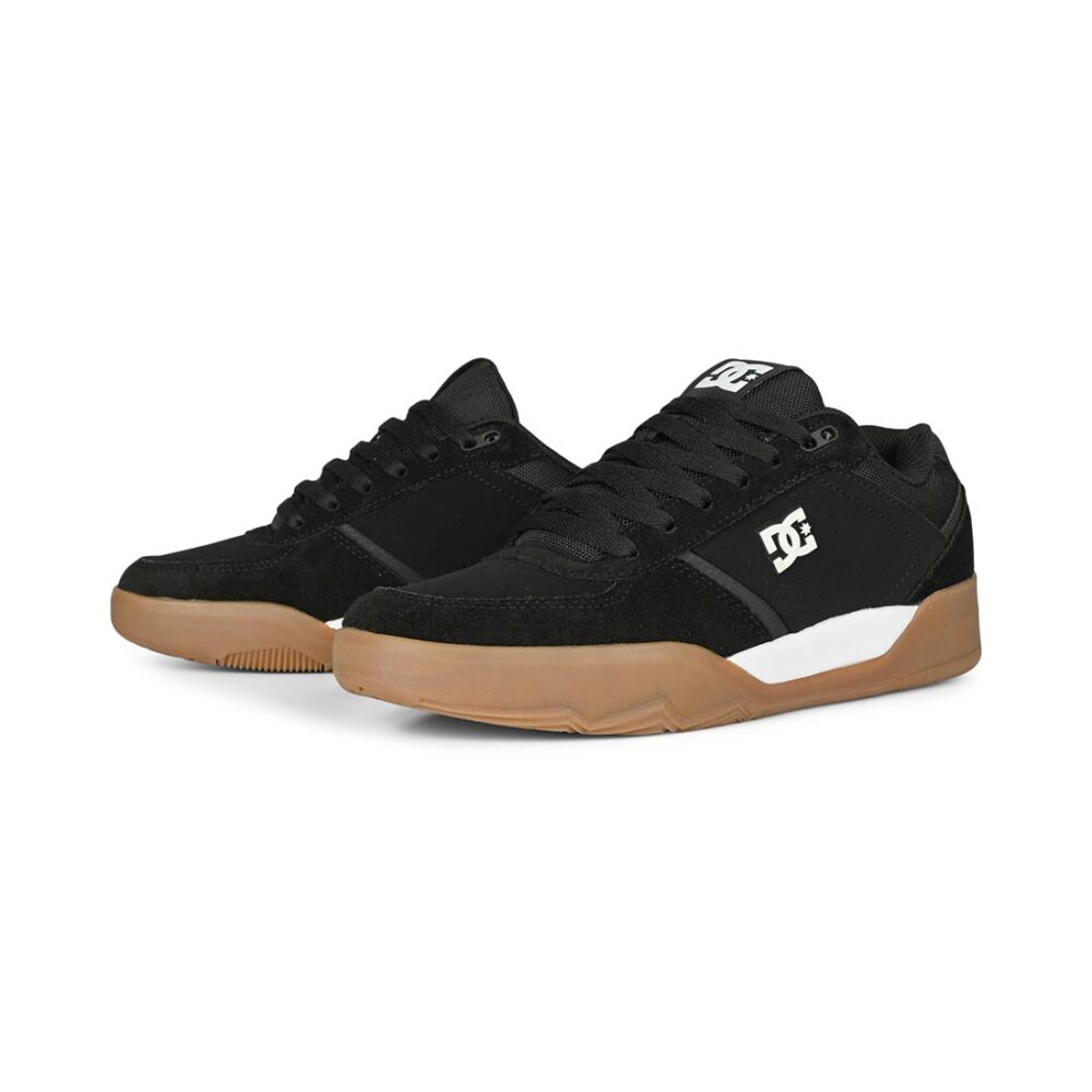 DC Fractal S Skate Shoes - Black/Gum/White