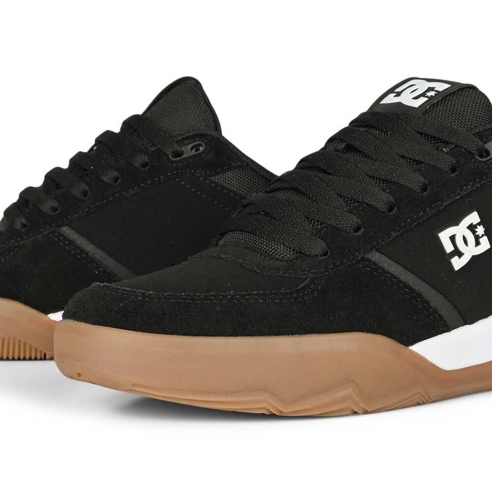 DC Fractal S Skate Shoes - Black/Gum/White