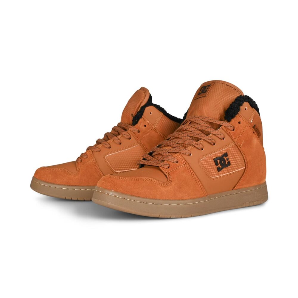 DC Manteca 4 WR High-Top Skate Shoes - Wheat/Gum