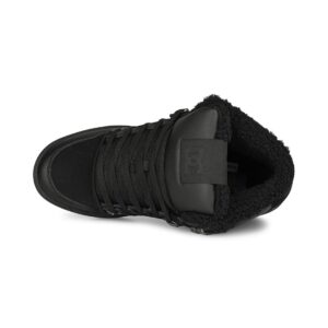 DC Pure High Top WC WNT Winterised Skate Shoes - Black/Black/Black