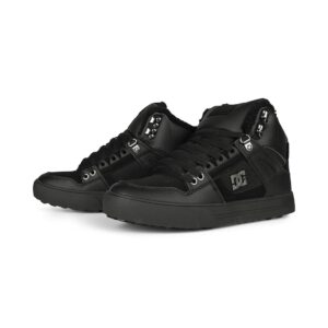 DC Pure High Top WC WNT Winterised Skate Shoes - Black/Black/Black