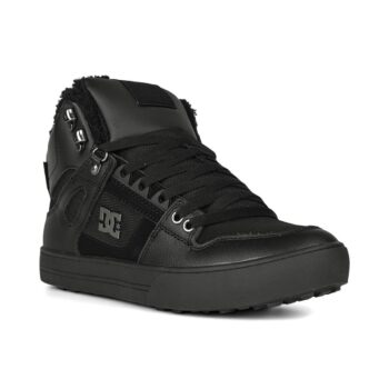 DC Pure High Top WC WNT Winterised Skate Shoes - Black/Black/Black