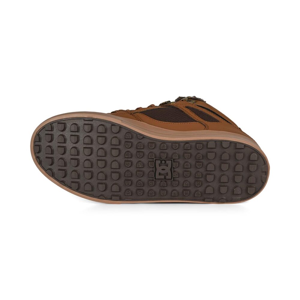 DC Pure High Top WC WNT Winterised Skate Shoes - Wheat/Black