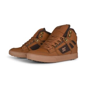 DC Pure High Top WC WNT Winterised Skate Shoes - Wheat/Black