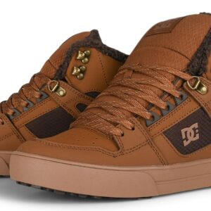 DC Pure High Top WC WNT Winterised Skate Shoes - Wheat/Black
