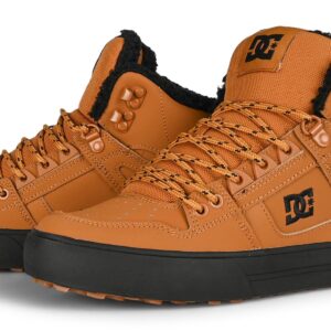 DC Pure High Top WC WNT Winterised Skate Shoes - Wheat/Black