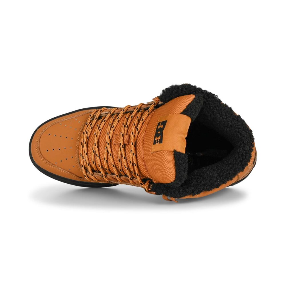 DC Pure High Top WC WNT Winterised Skate Shoes - Wheat/Black