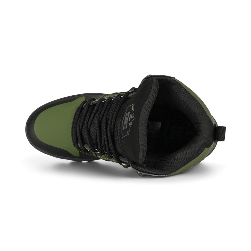 DC Pure High Top WR Lace Up Winter Boot - Black/Olive/Grey