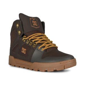 DC Pure High Top WR Lace Up Winter Boot - Brown/Gum