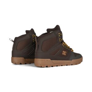DC Pure High Top WR Lace Up Winter Boot - Brown/Gum