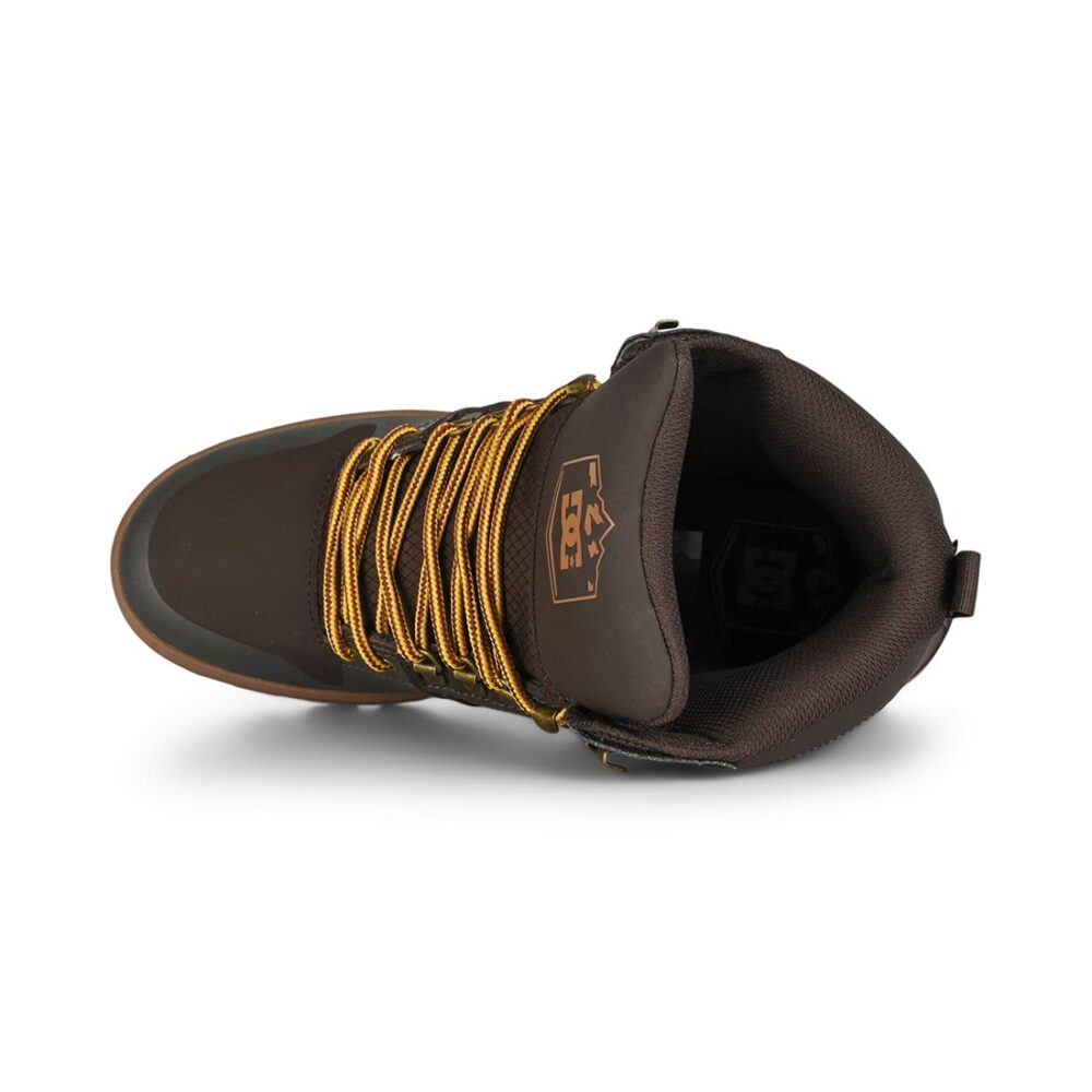 DC Pure High Top WR Lace Up Winter Boot - Brown/Gum
