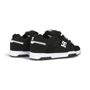 DC Stag Skate Shoes - Black/Black/White