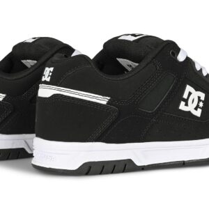 DC Stag Skate Shoes - Black/Black/White