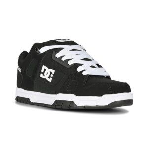 DC Stag Skate Shoes - Black/Black/White