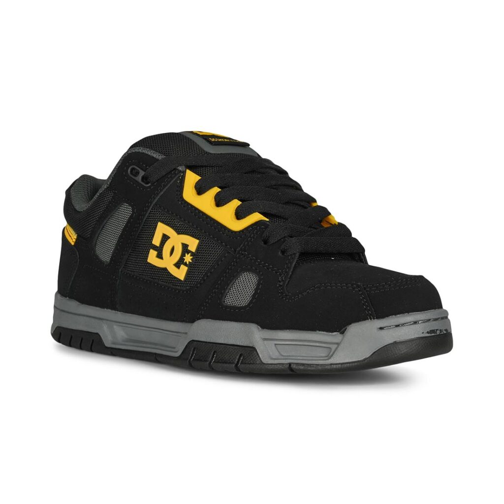 DC Stag Skate Shoes - Black/Yellow