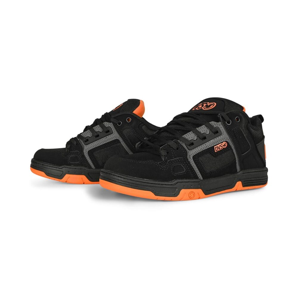 DVS Comanche Shoes - Black/Charcoal/Orange