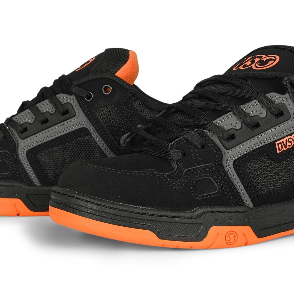 DVS Comanche Shoes - Black/Charcoal/Orange