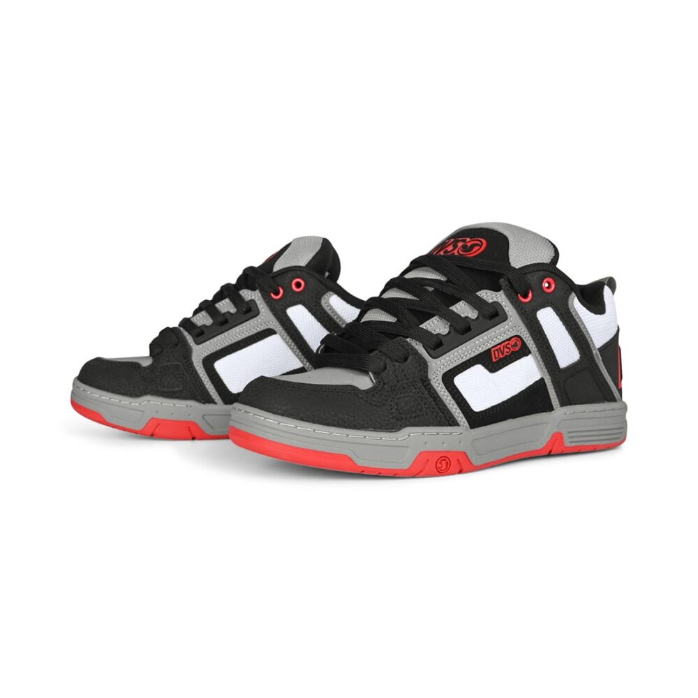 DVS Comanche Shoes - Black/White/Charcoal