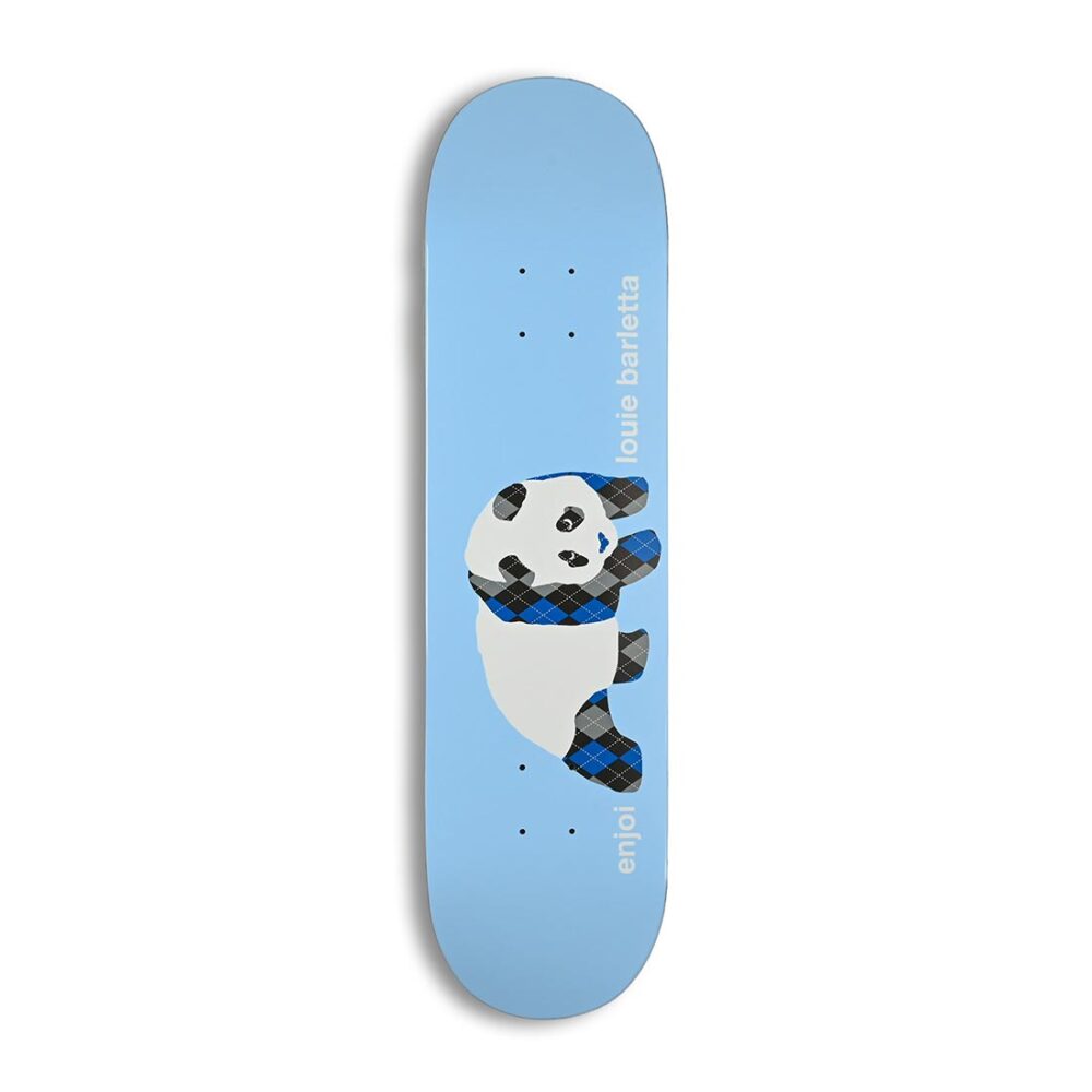 Enjoi Barletta Argyle Panda R7 Skateboard Deck - Light Blue (Copy)