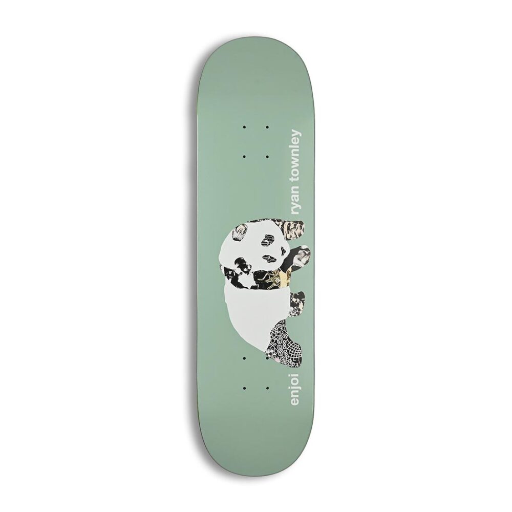 Enjoi Townley Collage Panda R7 Skateboard Deck - Sage