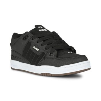 Globe Fusion Skate Shoes - Black/White/Gum