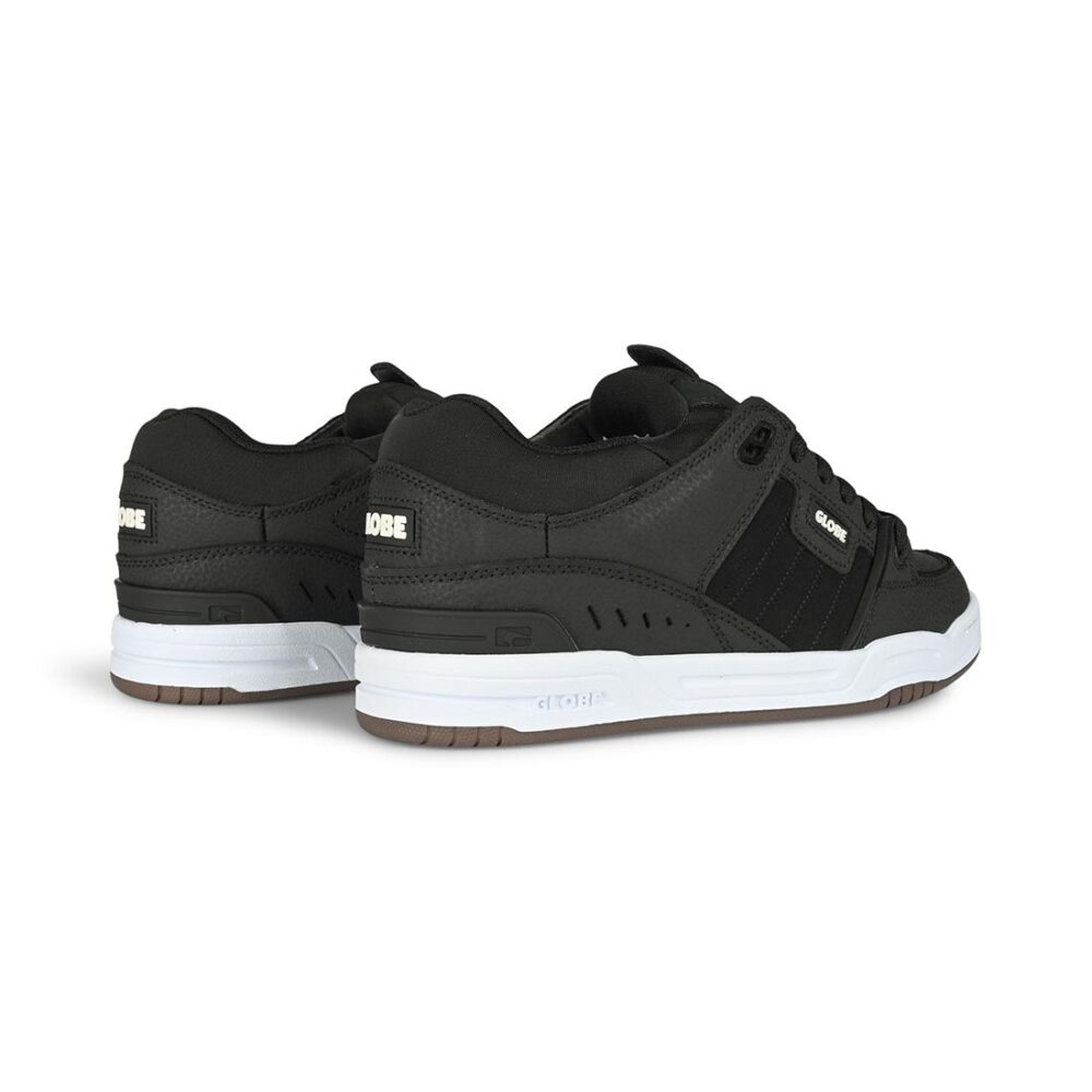 Globe Fusion Skate Shoes - Black/White/Gum