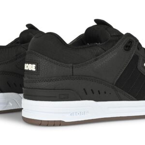Globe Fusion Skate Shoes - Black/White/Gum