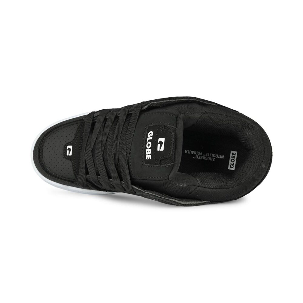Globe Fusion Skate Shoes - Black/White/Gum
