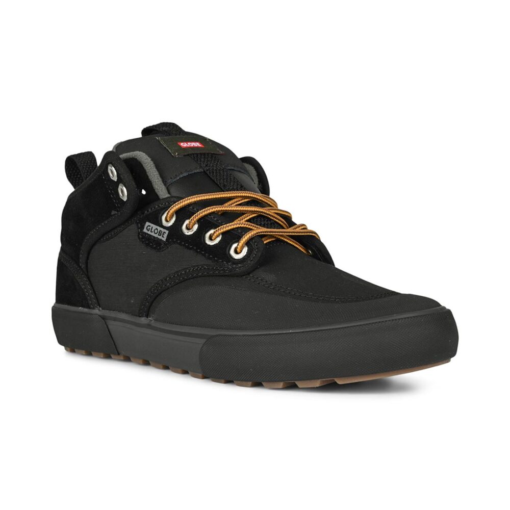 Globe Motley Mid Winterised Skate Shoes - Black/Gunmetal/Trek