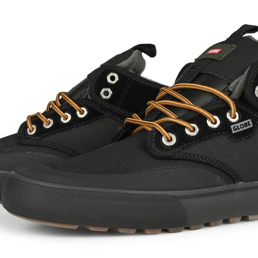 Globe Motley Mid Winterised Skate Shoes - Black/Gunmetal/Trek
